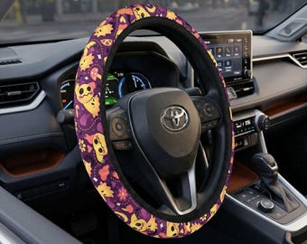 Mimikyu Steering Wheel Cover - Ghost Type Anime Auto Decor