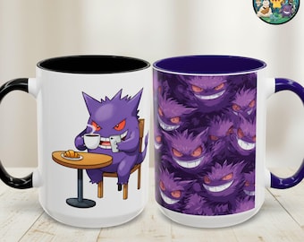 Shadow Ghost Mug, Shadow Ghost Type Coffee Cup Gift for Anime Fans