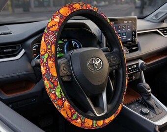 Trapinch Steering Wheel Cover, Desert Aesthetic Auto Decor, Gamer Gift for New Car Holder
