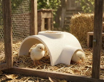 Chick Playhouse 3D Print File | Printable Chick Shelter & Play Structure
