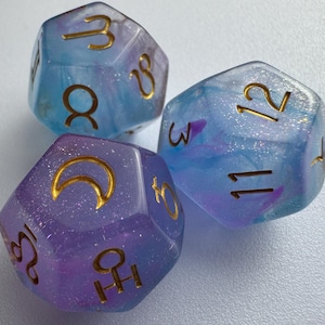 Andlig spådomstärning｜Mystisk astrologiprofetiaset｜Tolvsidiga zodiakbrädspelstärningar｜D12-spelslyckastjärna｜Julgåva