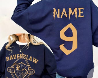 Custom Wizard House Varsity 2-sided Shirt, Collegiate Magic School Tee, Sports Style