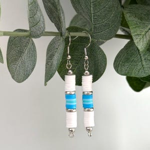 Handmade Heishi Clay Bead Earrings | Colorful Heishi Earrings | Heishi Bead Jewelry