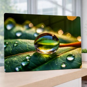 Metal Print Mockup Rounded Corners • Blank Wall Art Mockups for Artists • Metal Poster Template • Digital Download