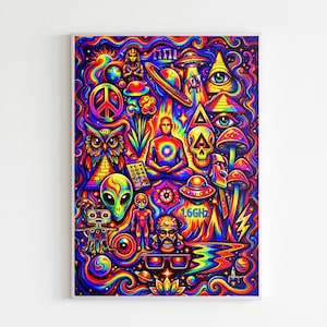 The Cosmic Collision: UFOs, Ancients, and Awakening - Poster Art - Unframed
