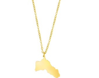 Collier argent massif pendentif ethnique géométrique