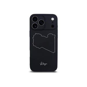Funda para teléfono con mapa de Libia - Funda para teléfono con bandera libia - para iPhone y Samsung