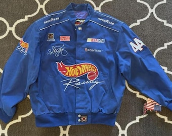 Choko Racing ジャケット L 青/黒 AC Delco Racing Jacket - Choko Motorsports Leather Wool Varsity