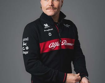 könige marke von alfa romeo f1 jacke aus cordura stoff, gestickte details