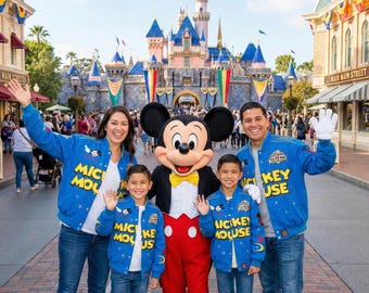 Vintage Micky Maus Nassar Jacke | Y2K Disney Racing Bomberjacke | Freies Tee & Balaclava