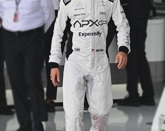 Grandprix F1 Style Rennoverall | Motorsport Rennanzug | Unisex | KOSTENLOSE Balaclava und T-Shirt