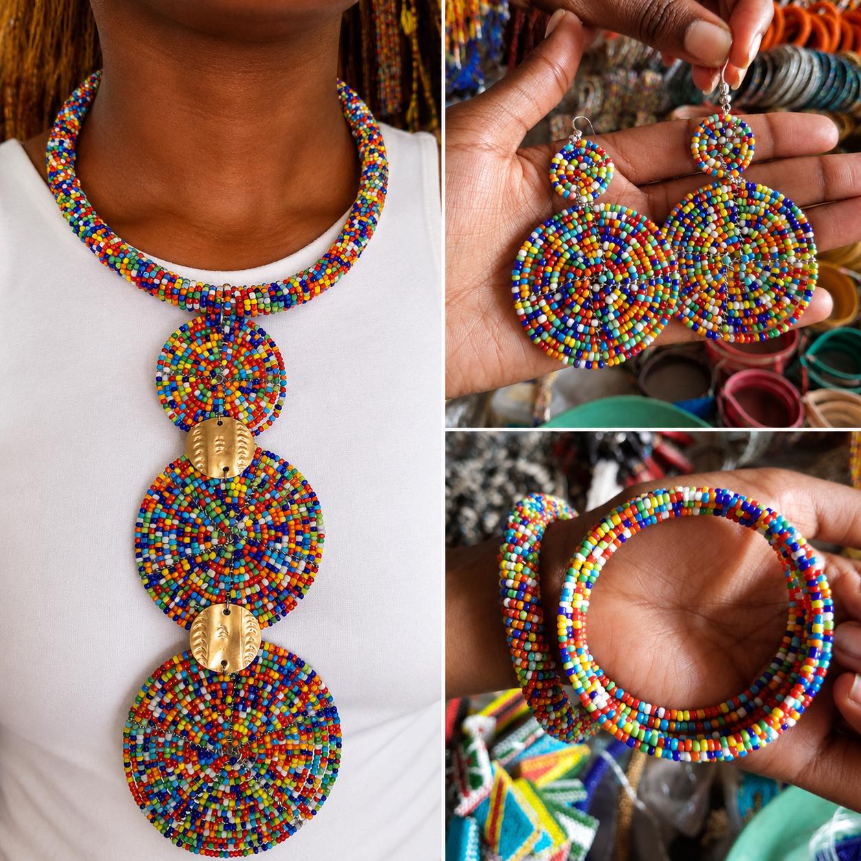 Maasai necklace - Etsy 日本