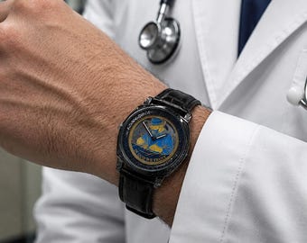 Doctor Graduation Gift – Custom Automatic Watch with Free Engraving