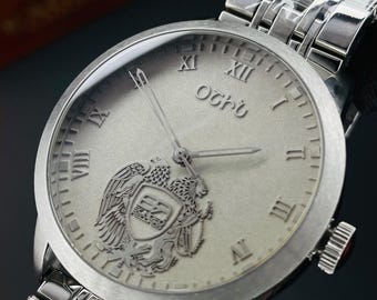 Custom Engraved Mechanical Watch | Stainless Steel, Sapphire Crystal