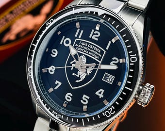 Personalisierte Uhr - Gravierte Automatik Taucheruhr für Herren - Personalisierte Herren Armbanduhr - Wasserdicht