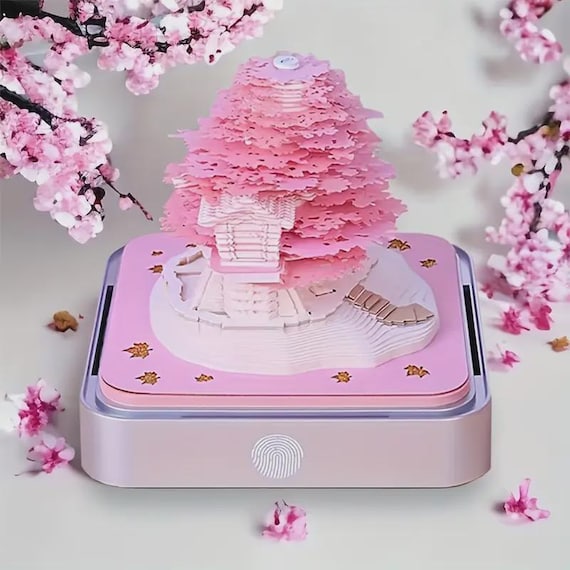 3D Earth Calendar 2024 - Creative 3D Calendar Paper Carving Art Memo