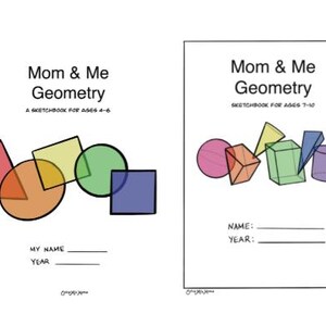 Paquete de conceptos geométricos para preescolar y primaria (Geometría para mamá y bebé)