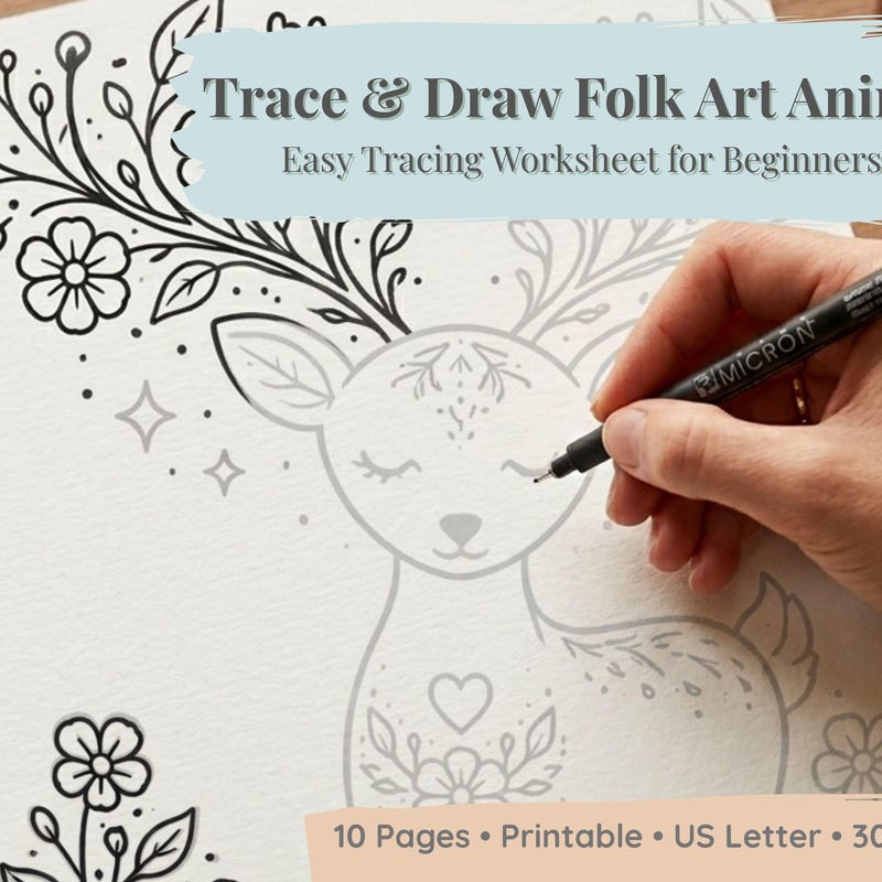 Bookmark Example Drawing Traceable Birds - Etsy UK