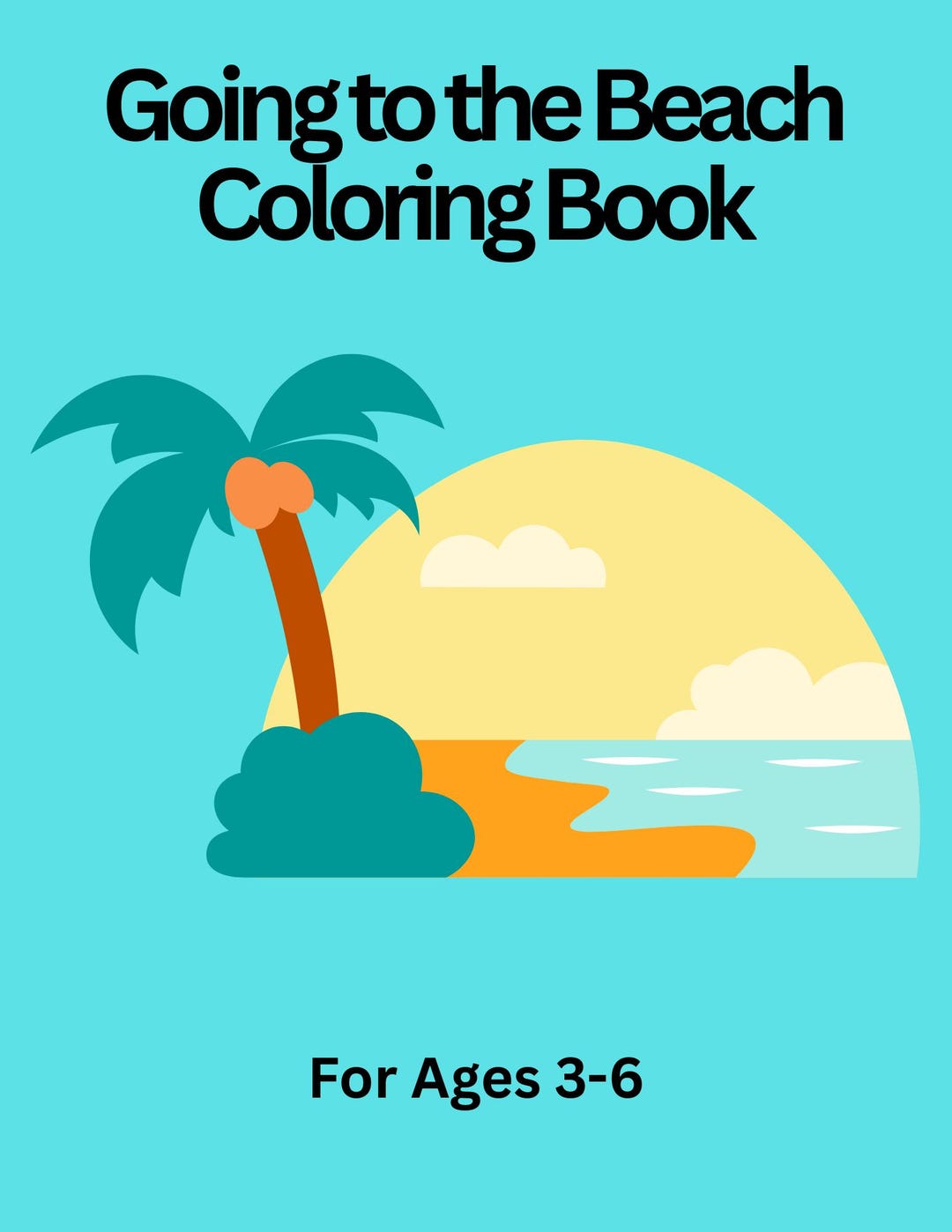 Beach Coloring Book Printable | Summer Coloring Pages for Kids ...