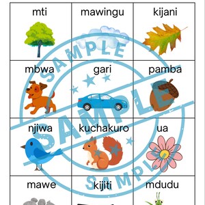 Children’s  ‘I Spy’ Educational Game [Available in English, Spanish & Swahili]