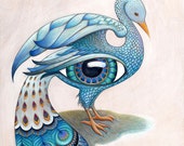 Surreal Eye-Bird Series - fantasy / dream-like / psychedelic art prints