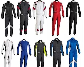 Tuta da Go Kart personalizzata SPARCO / CIK/FIA Livello 2 omologata / Tuta da gara personalizzata con stampa a sublimazione completa