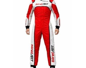 Custom F1 Style BIRELART Go Kart Racing Suit: CIK/FIA Level 2 Approved