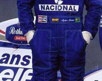 1994 Ayrton Senna Rothmans F1 Racing Suit - CIK/FIA Level 2 KIDS and Adult