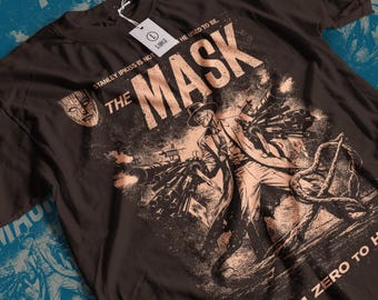 The Mask Movie T-shirt: Vintage Horror Superhero Unisex Graphic Tee