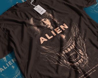 Alien Sci-fi Movie T-shirt: Vintage Horror Unisex Graphic Tee