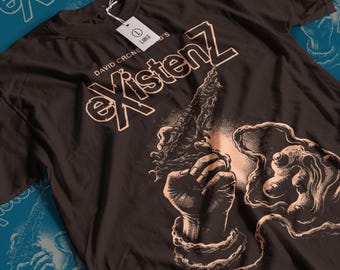 Camiseta de la película eXistenZ: Camiseta gráfica unisex de terror vintage