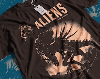 Aliens Sci-fi Movie T-shirt: Vintage Horror Unisex Graphic Tee