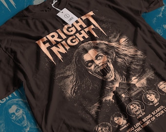 Fright Night Movie T-shirt: Vintage Horror Unisex Graphic Tee
