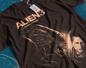 Alien 3 Sci-fi Movie T-shirt: Vintage Horror Unisex Graphic Tee