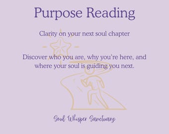 Lebensweg-Tarot-Lesung: Göttlicher Zweck & Seelenmission (PDF-Dokument)