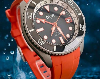 Handgebaute GMT Taucheruhr OREN GMT