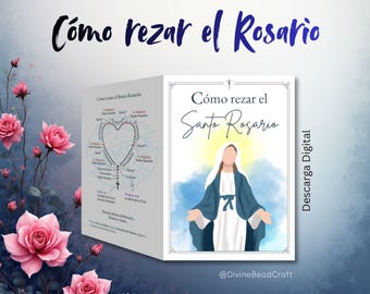 Guía del Santo Rosario | para Principiantes | Paso a Paso | Guía de Oración PDF Imprimible