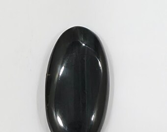 Natural Tiger’s Eye Cat’s Eye Gemstone 28.65 Cts Oval Cabochon | 33.40 x 16.63 x 5.86 MM | Loose Stone for Jewelry Making & Collection
