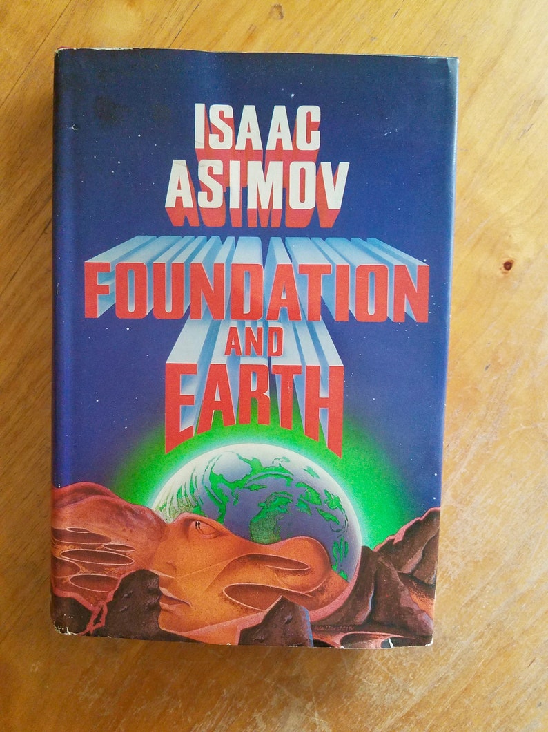 Foundation and Earth Isaac Asimov 1986 Science Fiction Pioneer Etsy