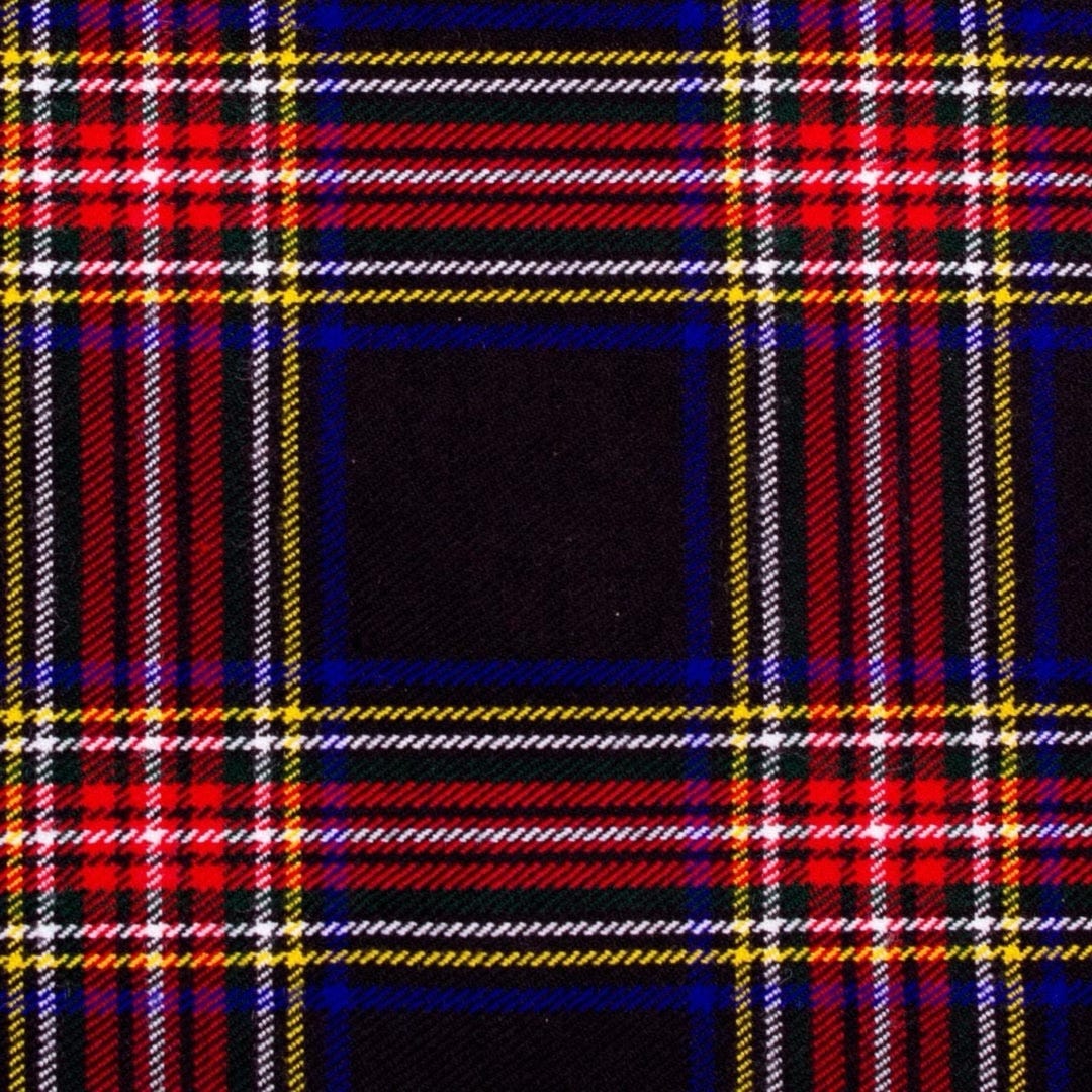 Clan Black Stewart Tartan Wool Fabric Sold by Yard 13oz Acrylic Wool ...