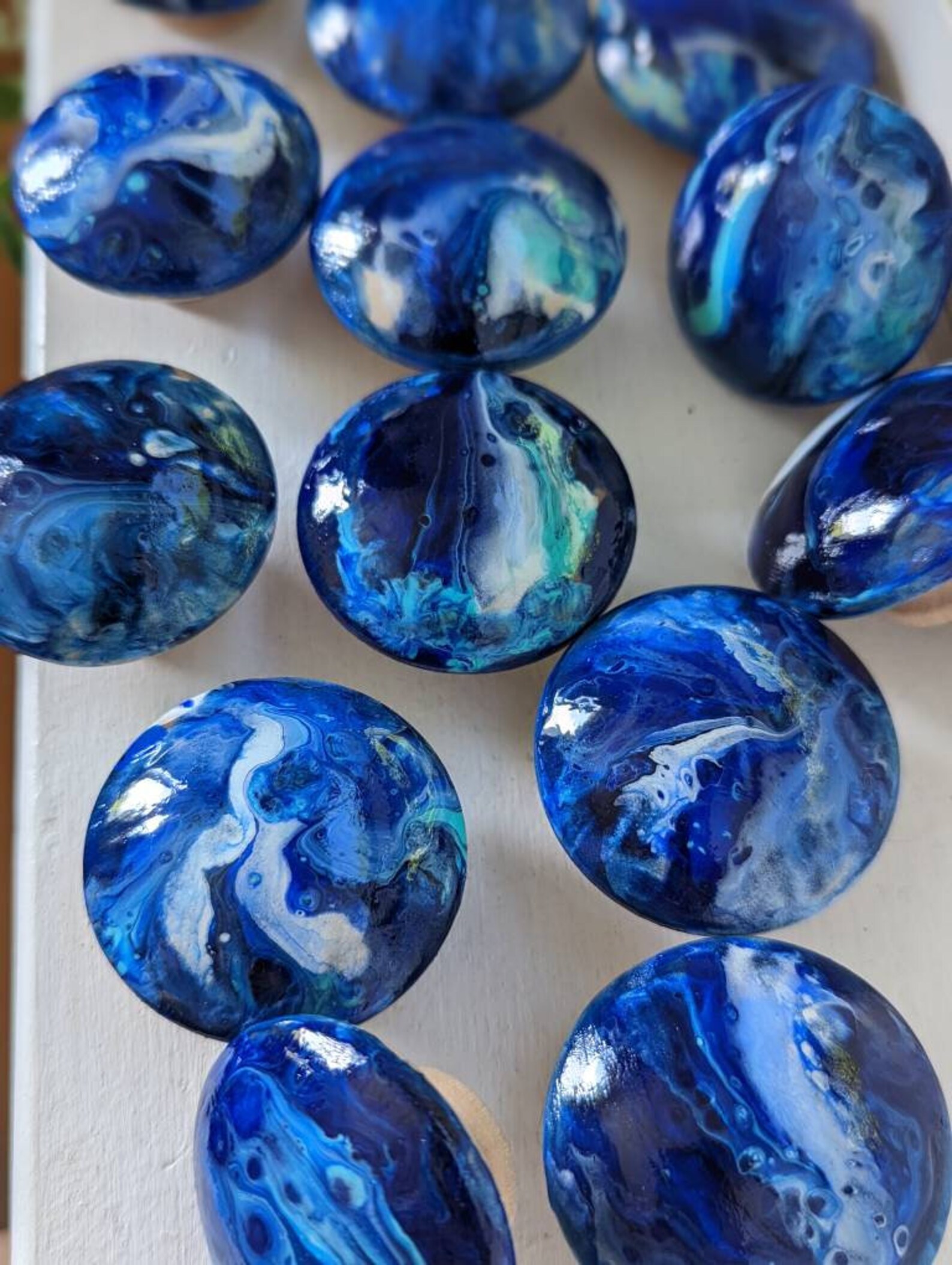 4 Large Whimsical Door Knobs One of a Kind Hand Etsy