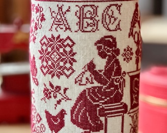 Soed Idee Quaker SAL – Cross Stitch PDF Pattern | Quaker Sampler | Alphabet Included