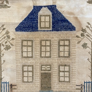 GH 1857 Dutch Antique Sampler Cross Stitch Pattern PDF • Reproduction ...
