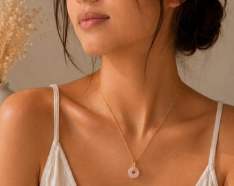 Harmony Double Bail Necklace — Choose Your Stone