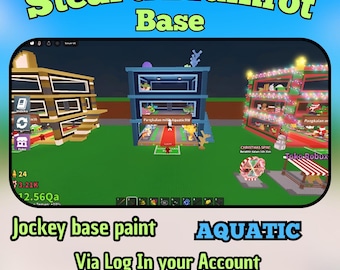 Roblox Steal A Brainrot Base - Aquatic Jockey Paint