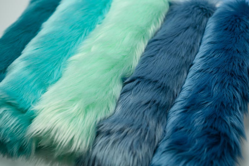 Moonfur Faux Fur Sample Swatch Cards 100colors - Etsy
