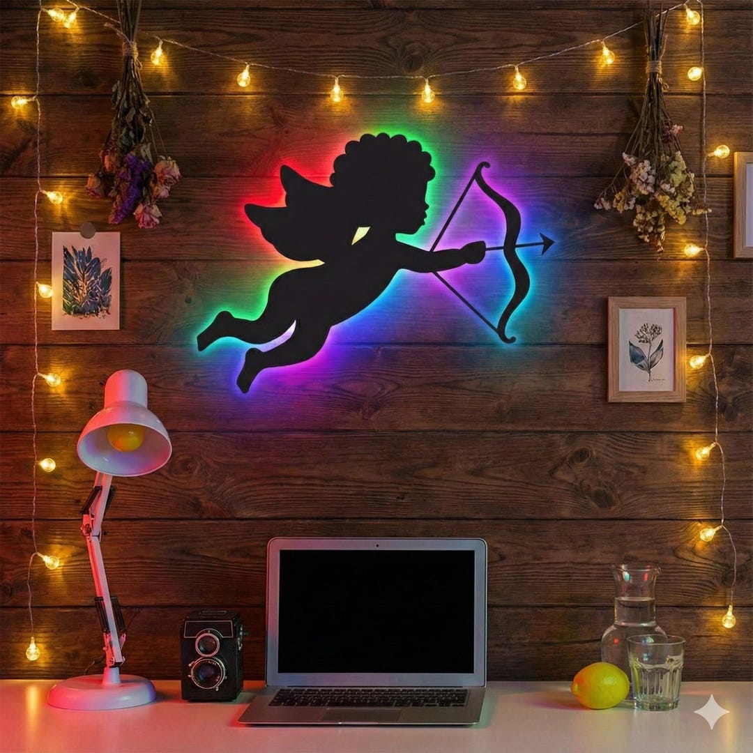 LOVE ARROW RGB Metal Wall Art - Etsy