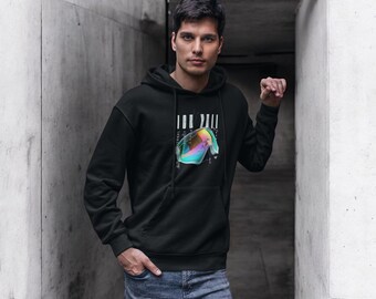 Ice Hell Hoodie – Ski Goggle Graphic Print Snowboarding Style Unisex Cozy Winter Aesthetic Sweatshirt