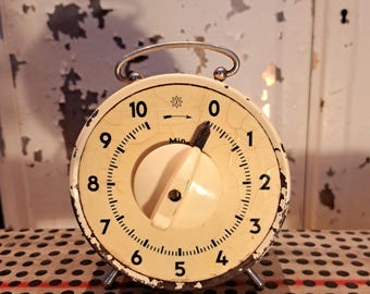 Vintage Junghans Kitchen Timer Egg Timer 1950s/60s | Mechanical Cooking Timer | Junghans Egg Timer Kitchen Timer Vintage