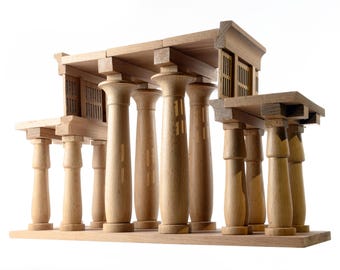 Archiblocks Wood Blocks Desktop Classics Architectural Building